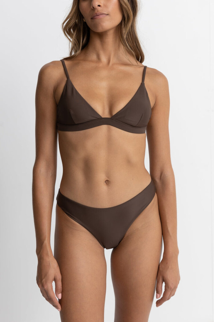 Rhythm Classic Bralette Top | Chocolate