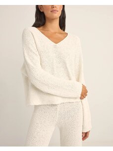 Rhythm Rhythm Adele Oversized Long Sleeve Knit Top | White