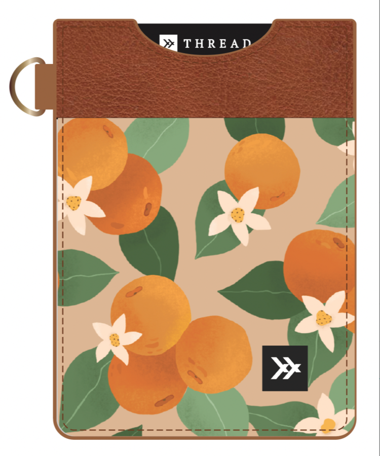 Thread Thread Vertical Wallet | Oranges