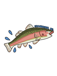 The Choice Shop CBK Fish Sticker | 3 x 1.5