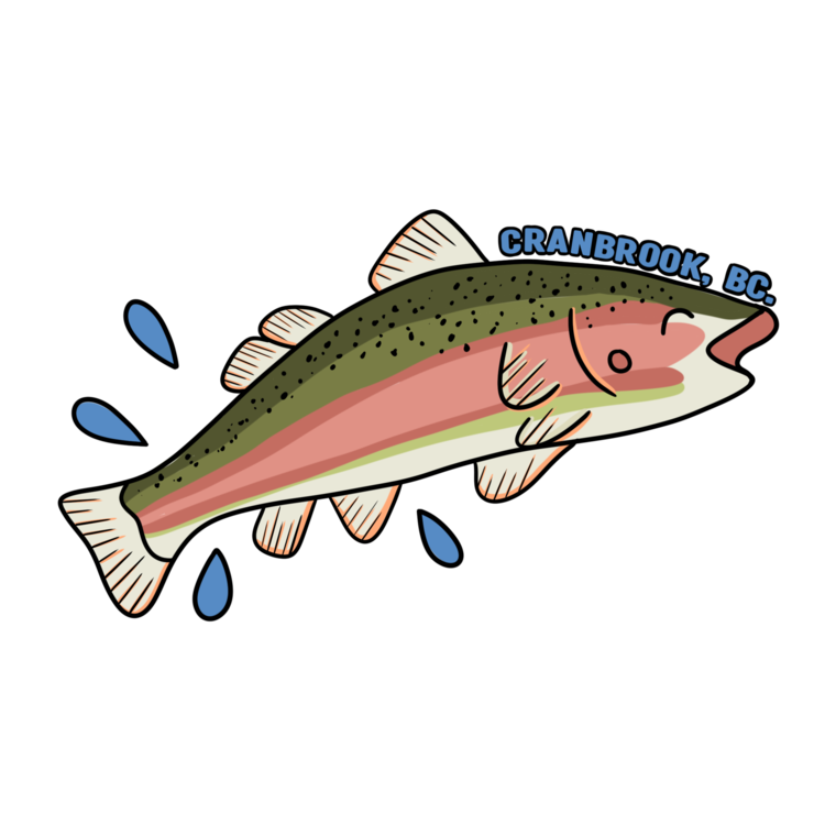 The Choice Shop CBK Fish Sticker | 3 x 1.5