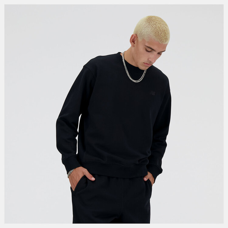 New Balance New Balance Athletics French Terry Crew | Black
