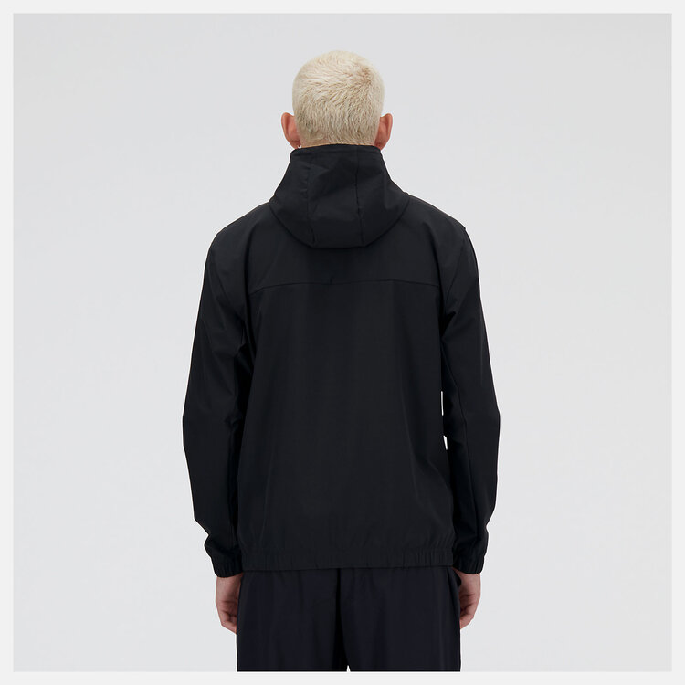New Balance New Balance Mens Woven Full Zip Jacket | Black