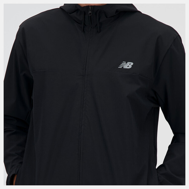 New Balance New Balance Mens Woven Full Zip Jacket | Black