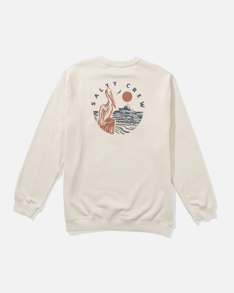 Salty Crew Salty Crew Stake Out Crew Fleece | Bone