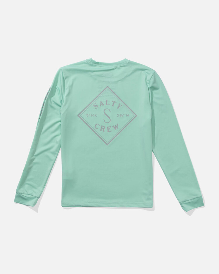 Salty Crew Salty Crew Tippet Boys Sunshirt | Sea Foam
