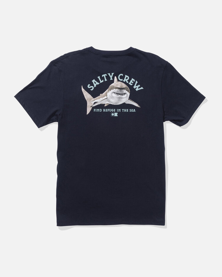 Salty Crew Salty Crew Lurking SS Tee | Navy