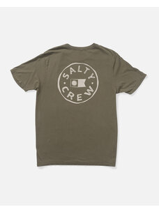 Salty Crew Watermark Vintage SS Tee | Dusty Olive