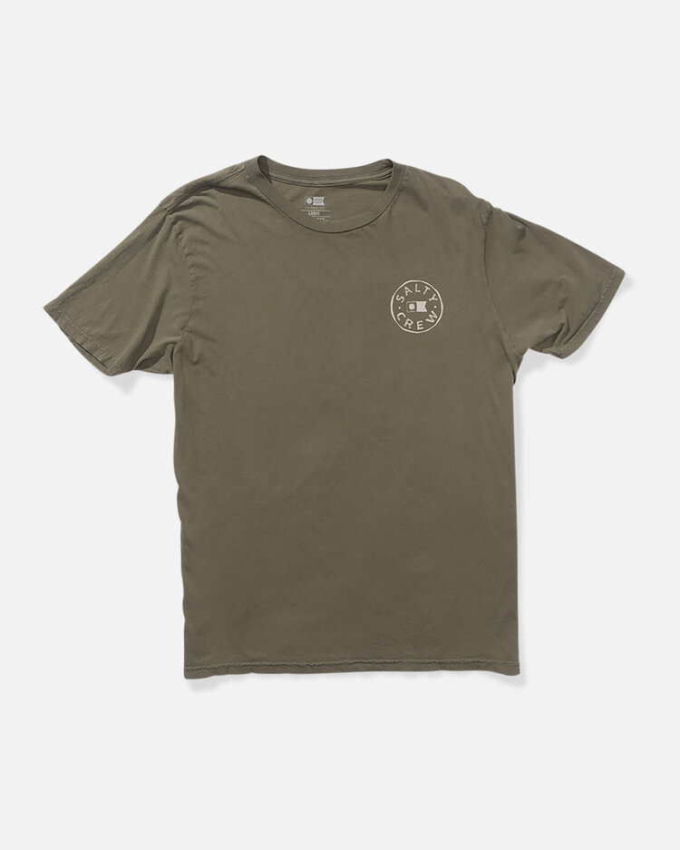 Salty Crew Salty Crew Watermark Vintage SS Tee | Dusty Olive