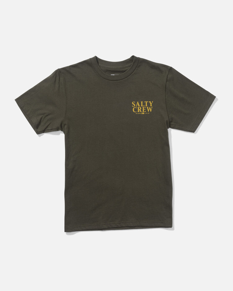 Salty Crew Salty Crew Yellowfin Boys SS Tee | Dusty Olive