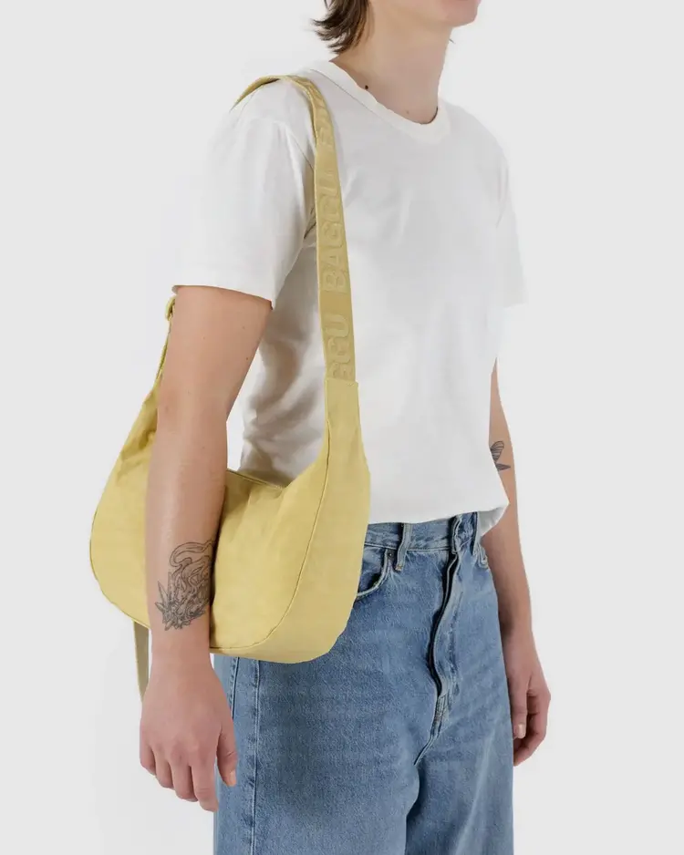 Baggu Baggu Medium Nylon Crescent Bag | Butter