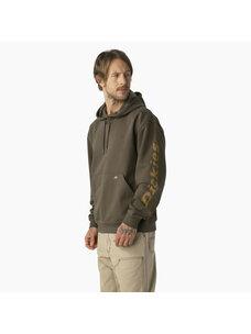 Dickies Dickies Wordmark Logo Hoodie With DWR | Moss Green