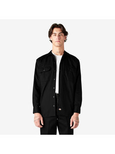 Dickies Long Sleeve Twill Work Shirt 574 | Black