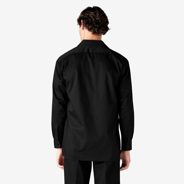 Dickies Long Sleeve Twill Work Shirt 574 | Black