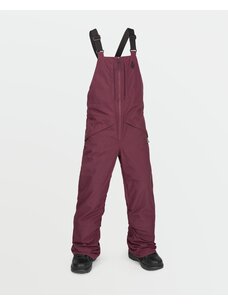 Volcom Kids' Barkley Insulated Bib Overalls | Burgundy