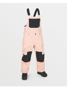 Volcom Volcom Womens Creston 3D Stretch Bib Overalls | Coral Haze
