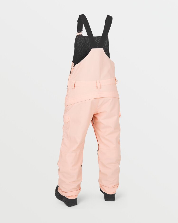 Volcom Volcom Womens Creston 3D Stretch Bib Overalls | Coral Haze