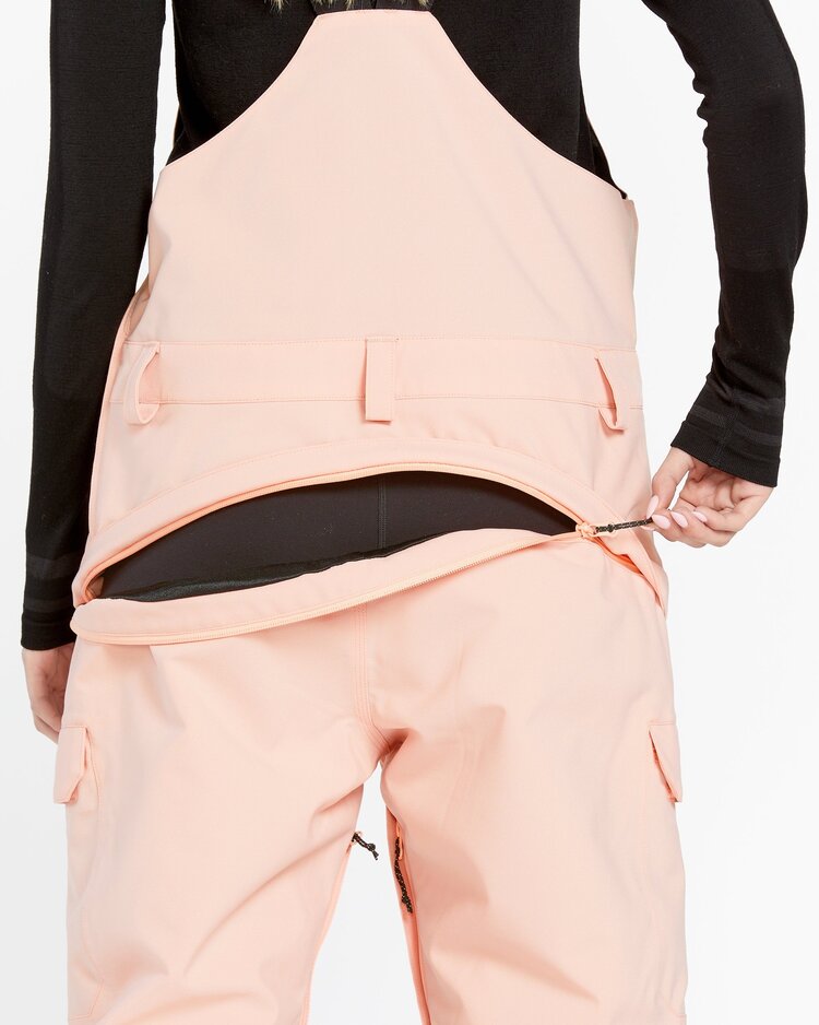 Volcom Volcom Womens Creston 3D Stretch Bib Overalls | Coral Haze