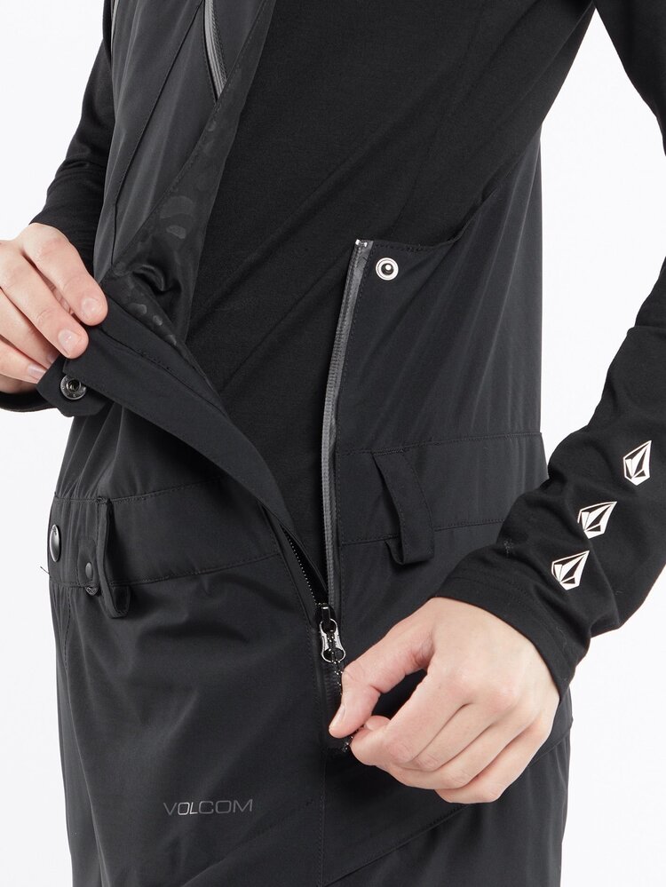 Volcom Volcom Womens Elm Stretch Gore Bib Overalls | Black