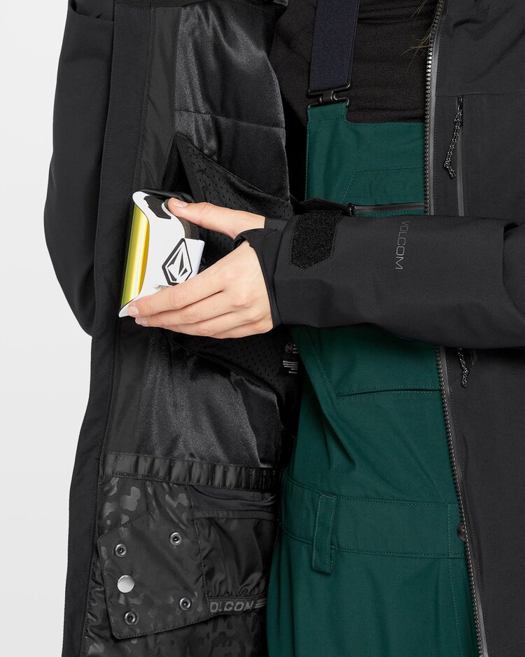 Volcom Volcom Womens 3D Stretch Gore Jacket | Black