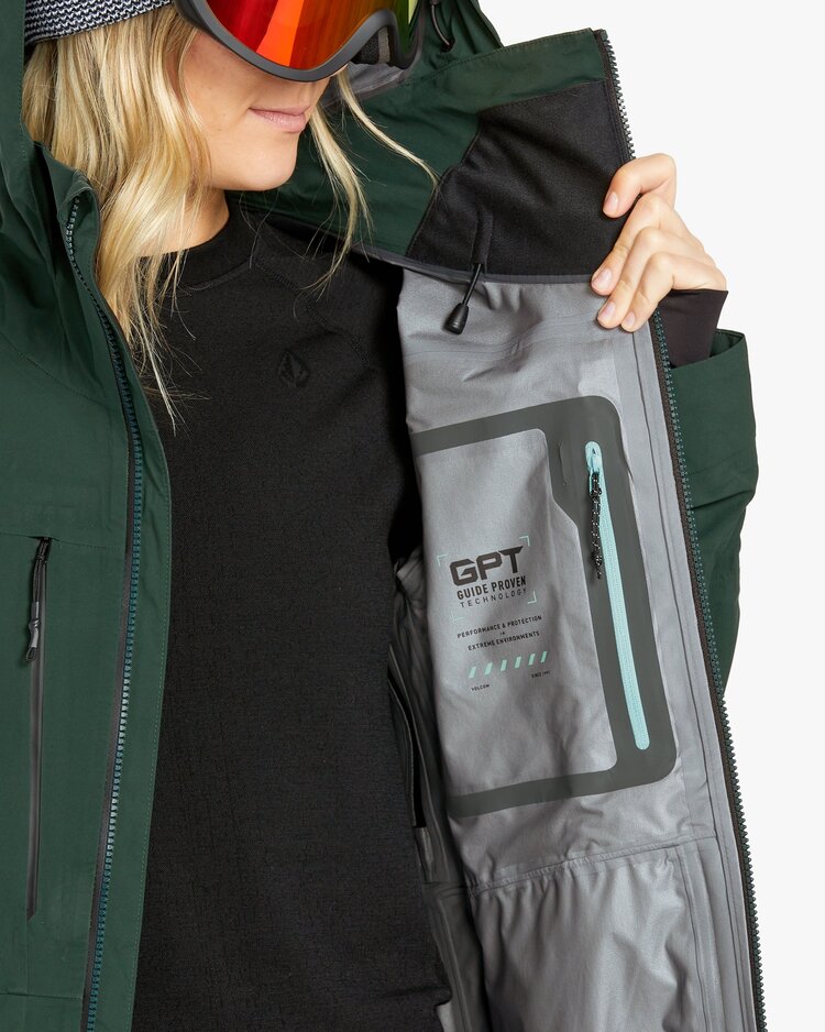 Volcom Women's Vs 3L Stretch Gore Jacket | Scarab