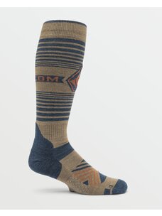 Volcom Volcom Mens Horizon Wool Blend Otc Sock | Chestnut Brown