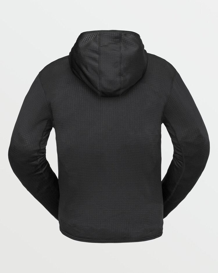 Volcom Men's Gridlock Full Zip Fleece Jacket | Black