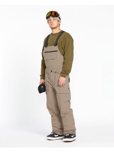 Volcom Volcom Mens Roan Bib Overalls | Chestnut Brown
