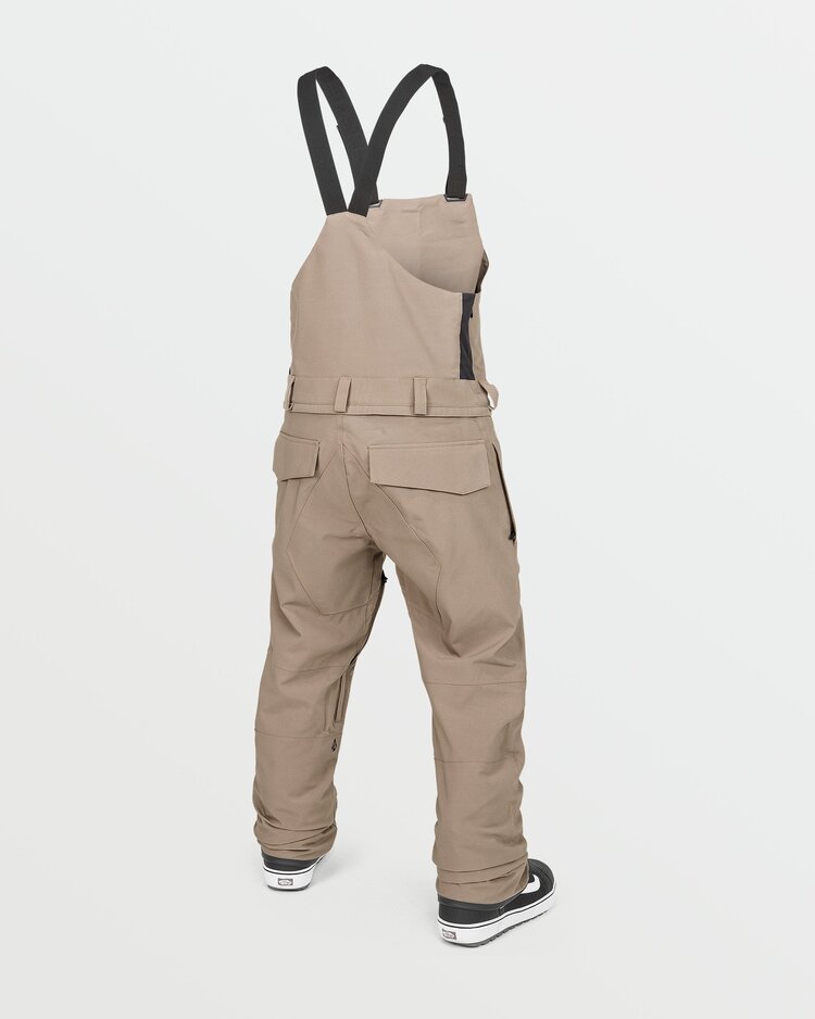 Volcom Men's Roan Bib Overalls | Chestnut Brown
