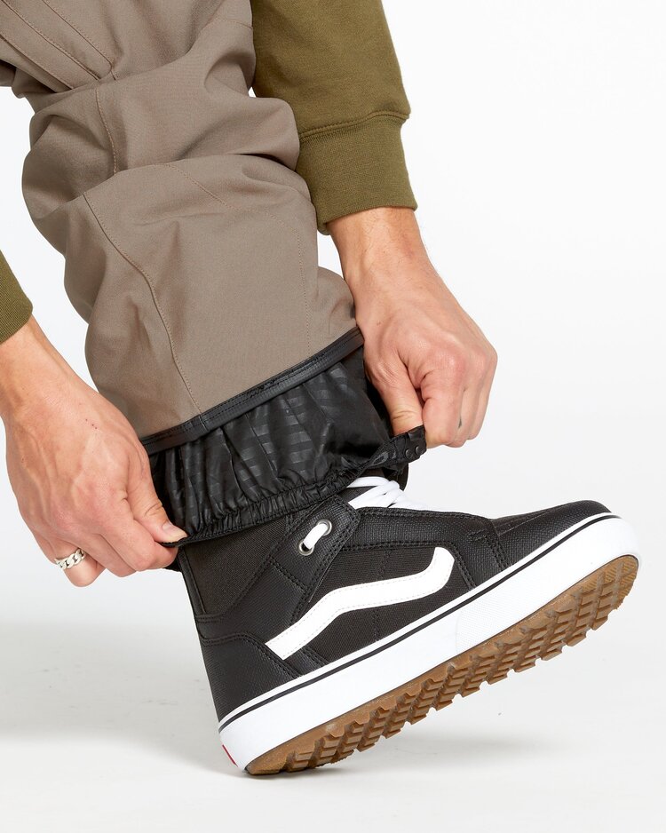 Volcom Volcom Mens Roan Bib Overalls | Chestnut Brown