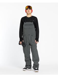 Volcom Men's Roan Bib Overalls | Charcoal