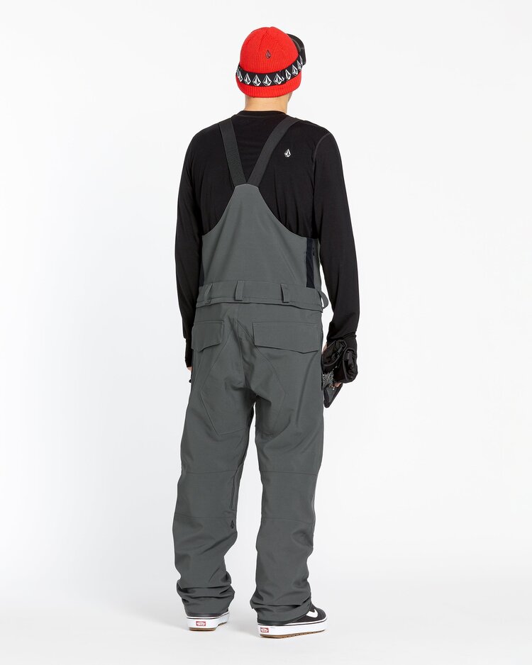 Volcom Men's Roan Bib Overalls | Charcoal