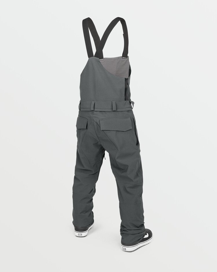 Volcom Men's Roan Bib Overalls | Charcoal