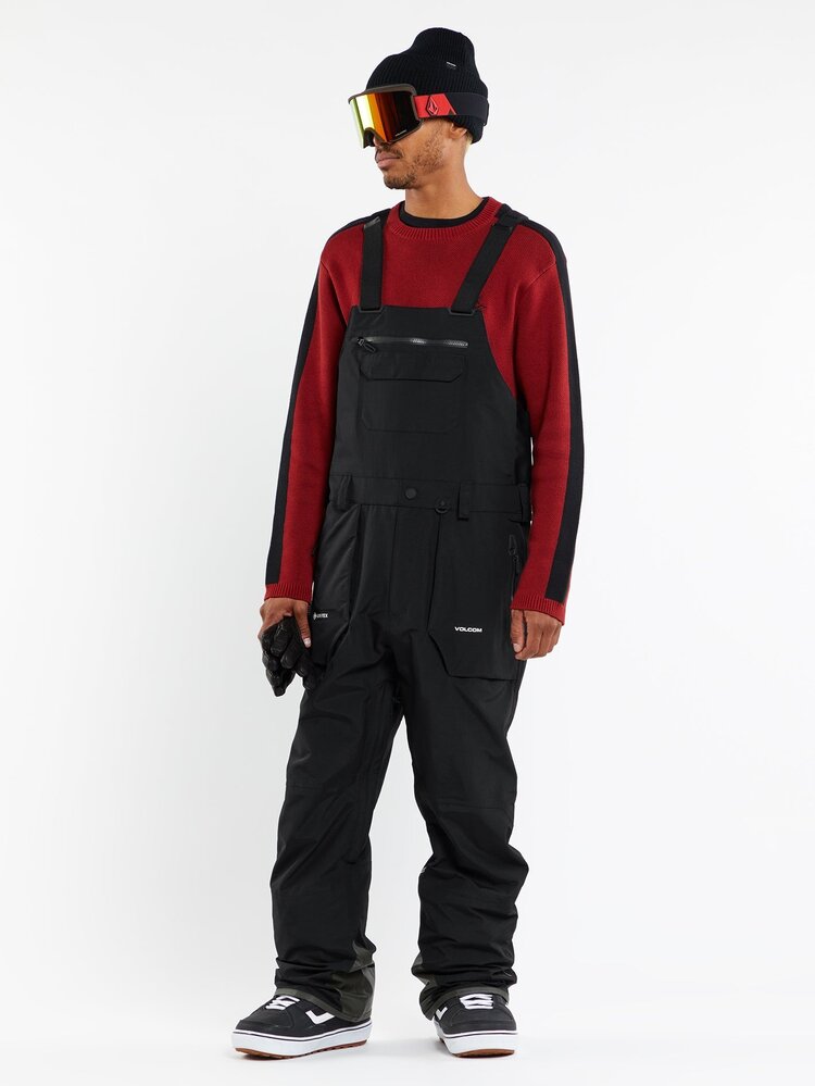 Volcom Men's Rain GORE-TEX Bib Overalls | Black