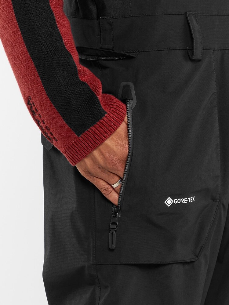 Volcom Men's Rain GORE-TEX Bib Overalls | Black