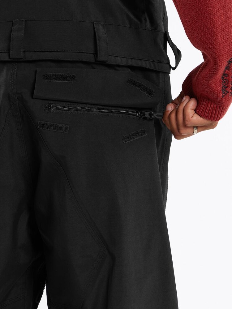 Volcom Men's Rain GORE-TEX Bib Overalls | Black