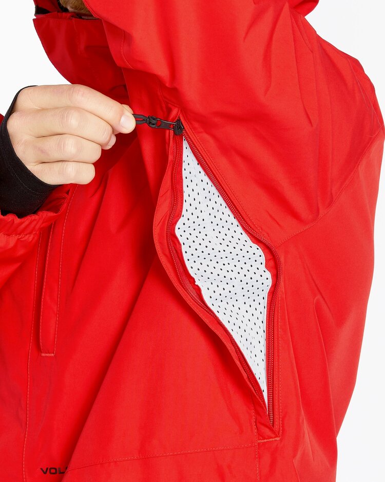 Volcom Volcom Mens Dua Insulated Gore Jacket | Crimson