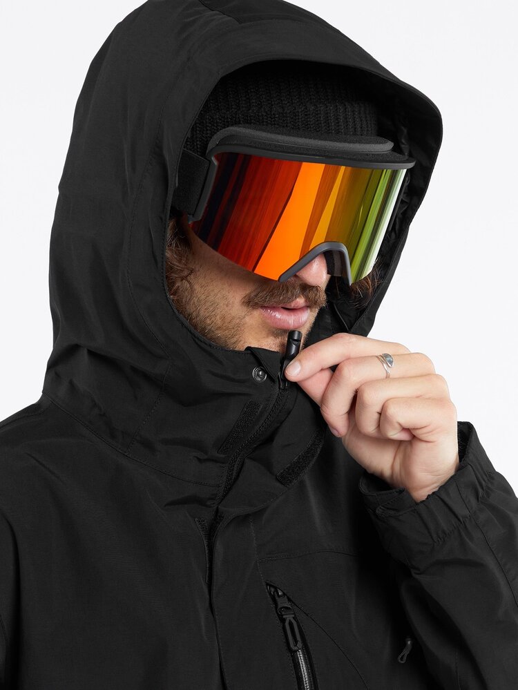 Volcom Men's L Insulated GORE-TEX Jacket | Black