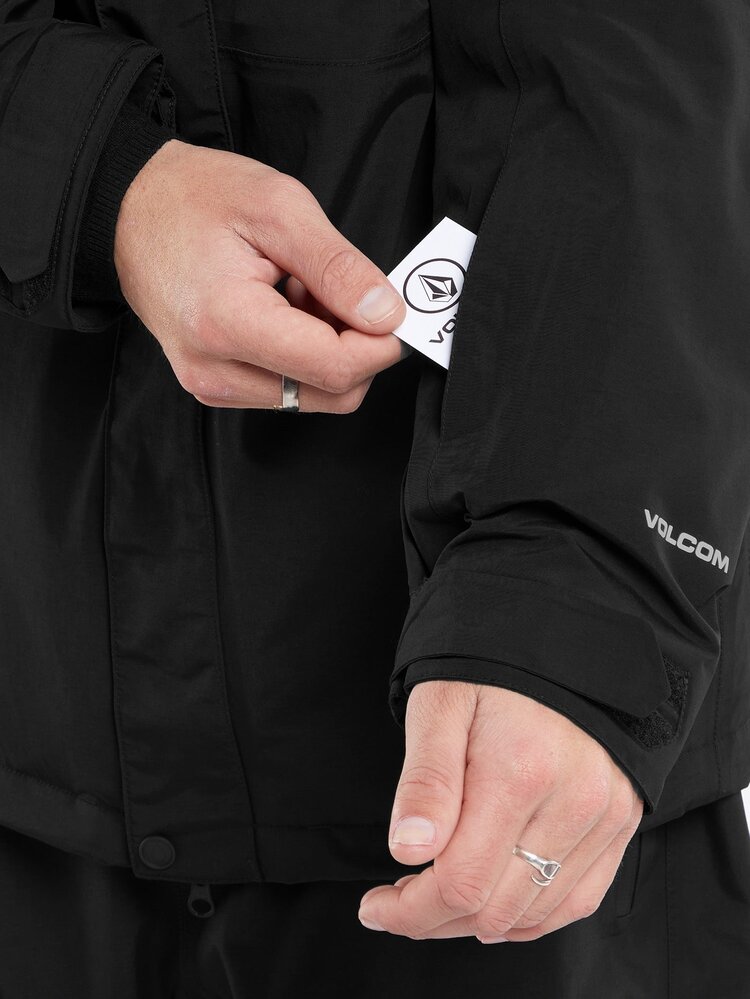 Volcom Volcom Mens L Insulated GoreTex Jacket | Black
