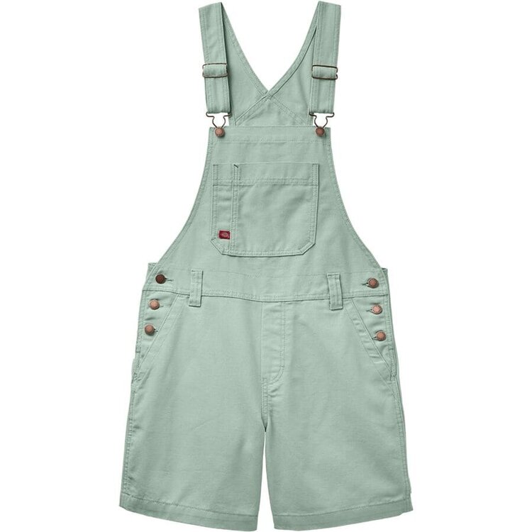 Dickies Dickies Womens 7" Bib Shortall | Iceberg Green