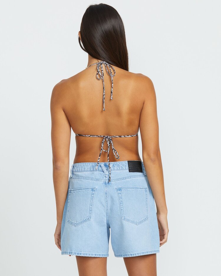 Volcom Stoned Boyfriend Shorts | Blue Bird