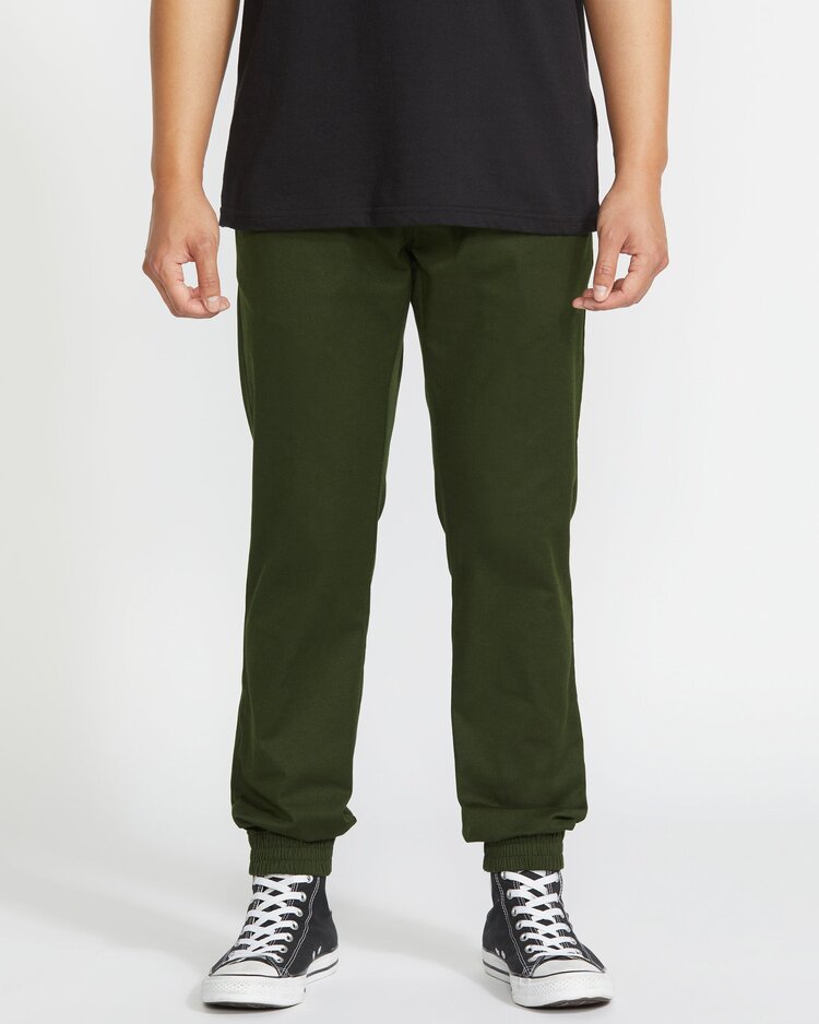 Volcom Frickin Slim Jogger | Dark Green
