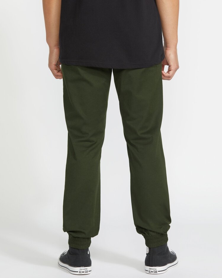 Volcom Frickin Slim Jogger | Dark Green