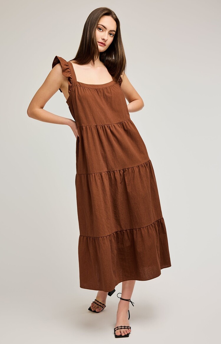 Gentle Fawn Gentle Fawn Calipso Dress | Cappuccino