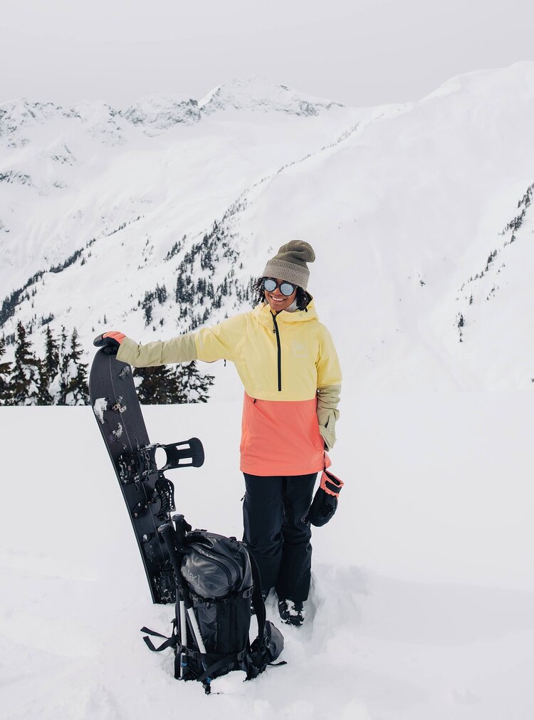 Burton Burton Womens [ak] Kimmy GORETEX 2L Anorak Jacket | ButtermilkReef PinkMushroom