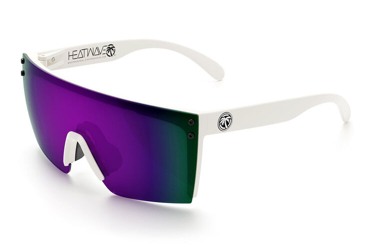 Heat Wave Heat Wave Lazer Face Sunglasses Z87 | WhiteUltra Violet Polarized