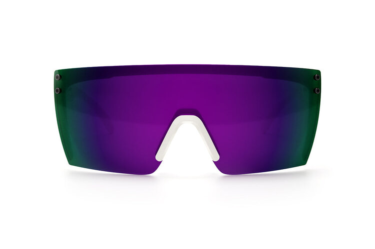 Heat Wave Lazer Face Z87 | White / Ultra Violet Polarized