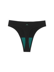 Huha Seamless High Rise Thong | Black