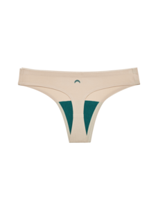 Huha Huha Seamless LowMid Rise Thong | Beige