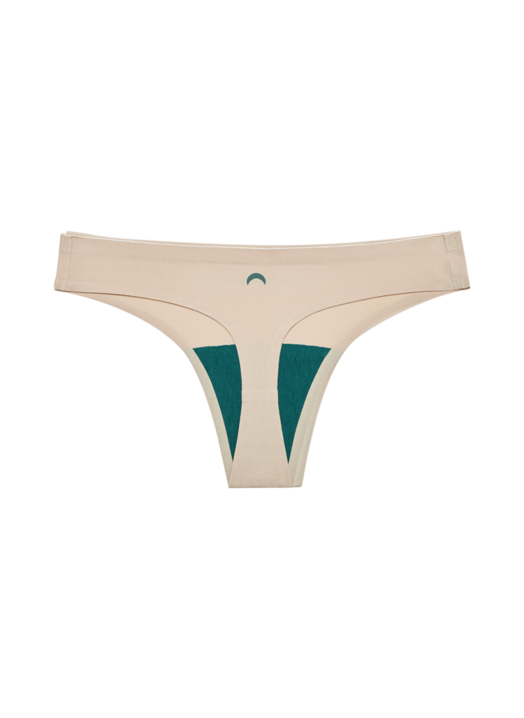 Huha Huha Seamless Low-Mid Rise Thong | Beige